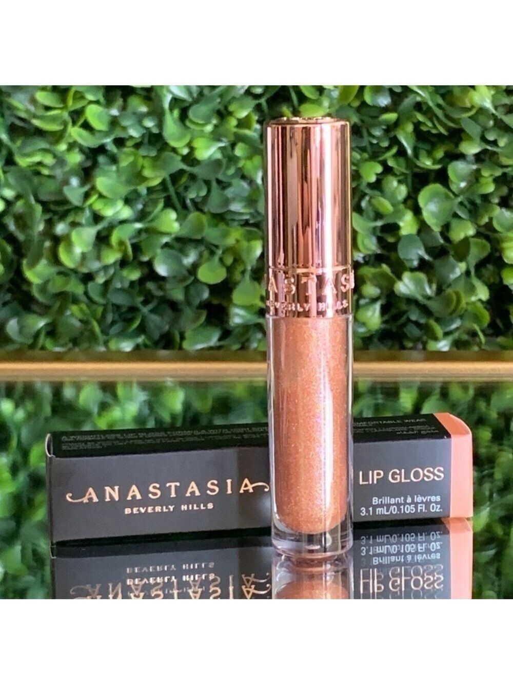 Anastasia Beverly Hills AMBER SPARKLE Lip Gloss | NEW | Neutral | ABH